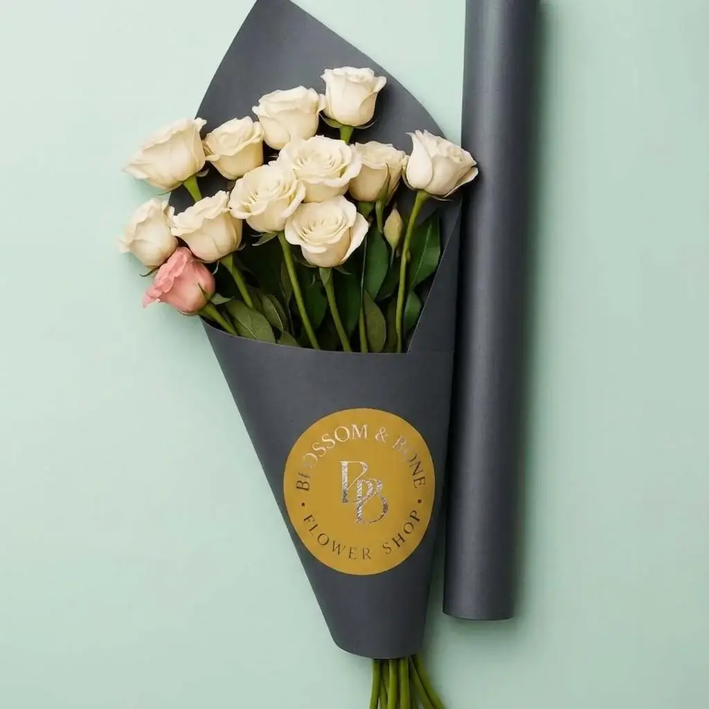 Paper Bag Flower Wrap