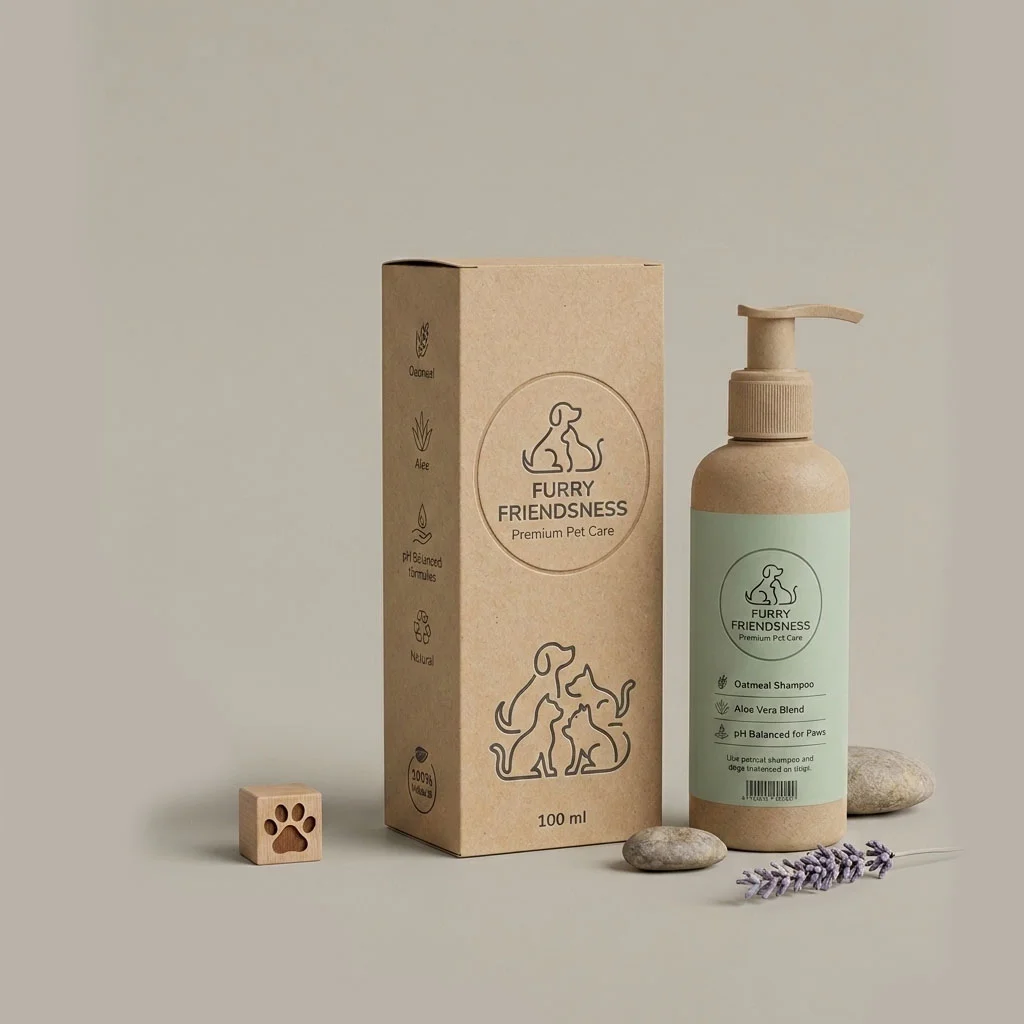 Pets Shampoo Packaging Boxes