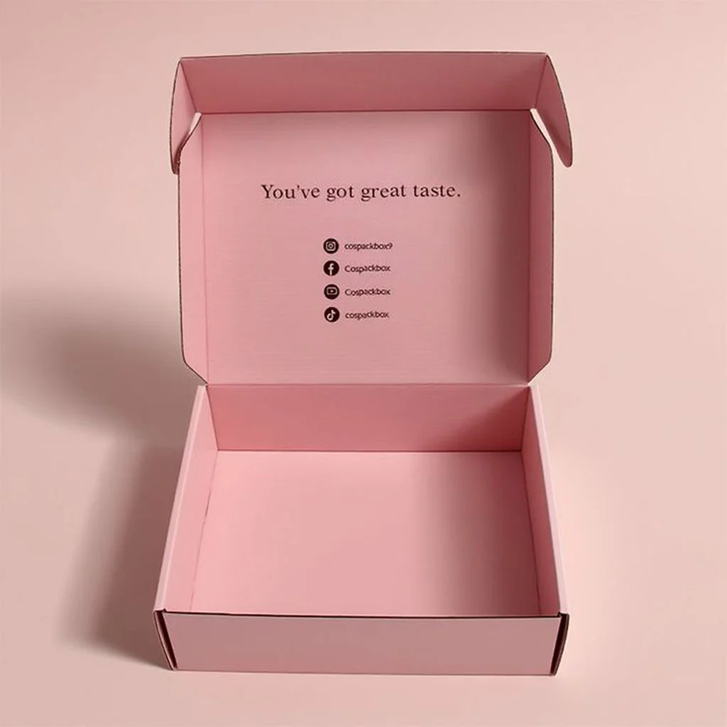 Pink Cardboard Boxes