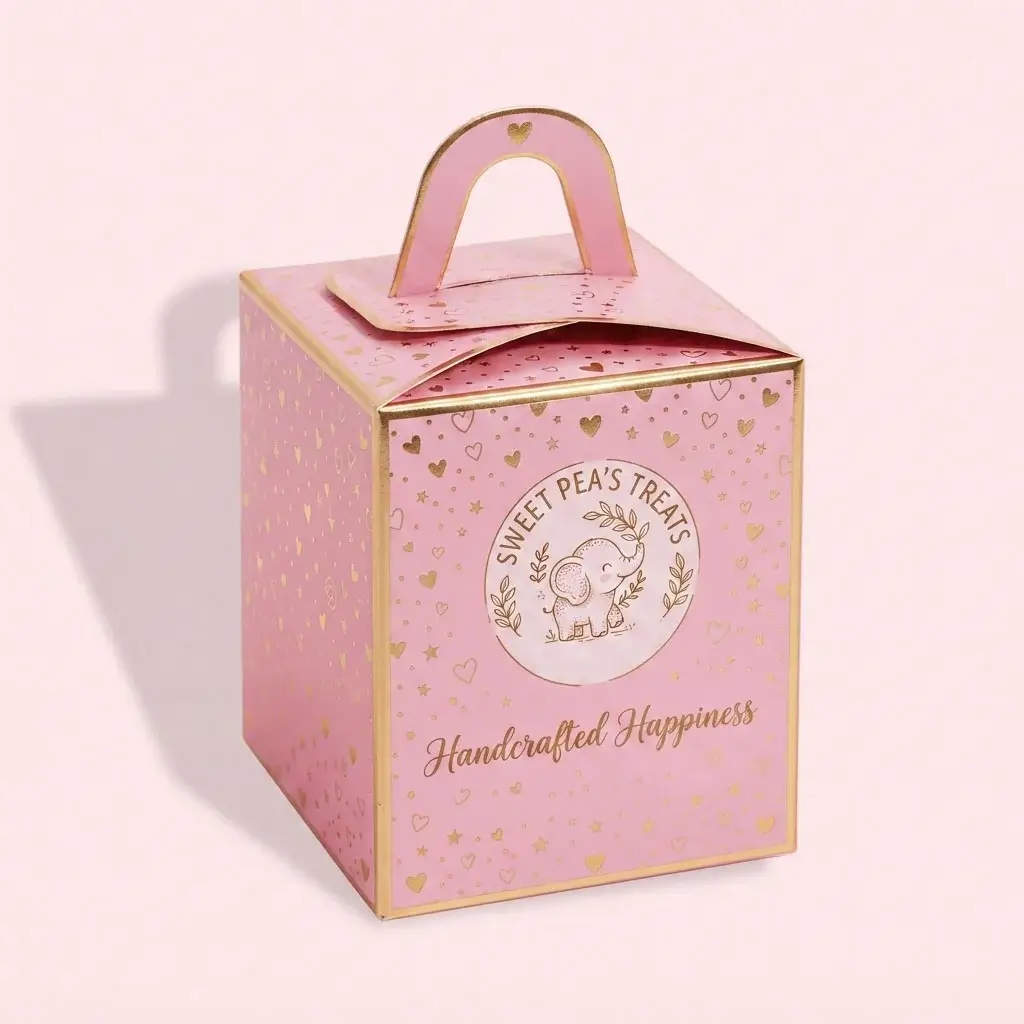 Pink Gable Boxes