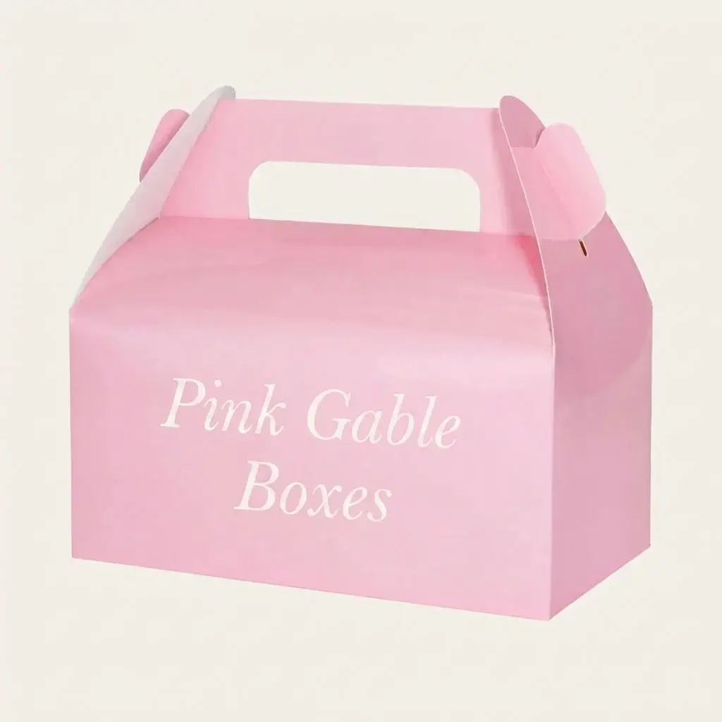 Pink Gable Boxes