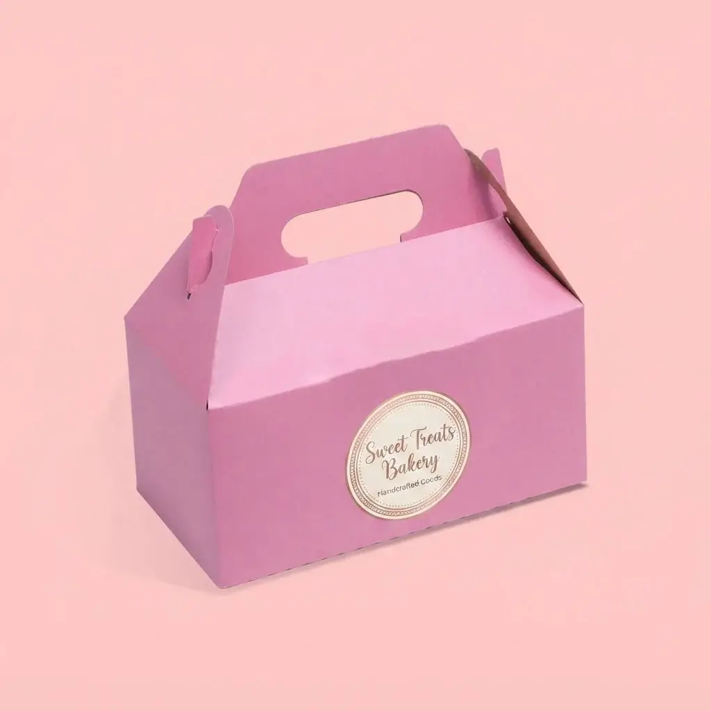 Pink Gable Boxes