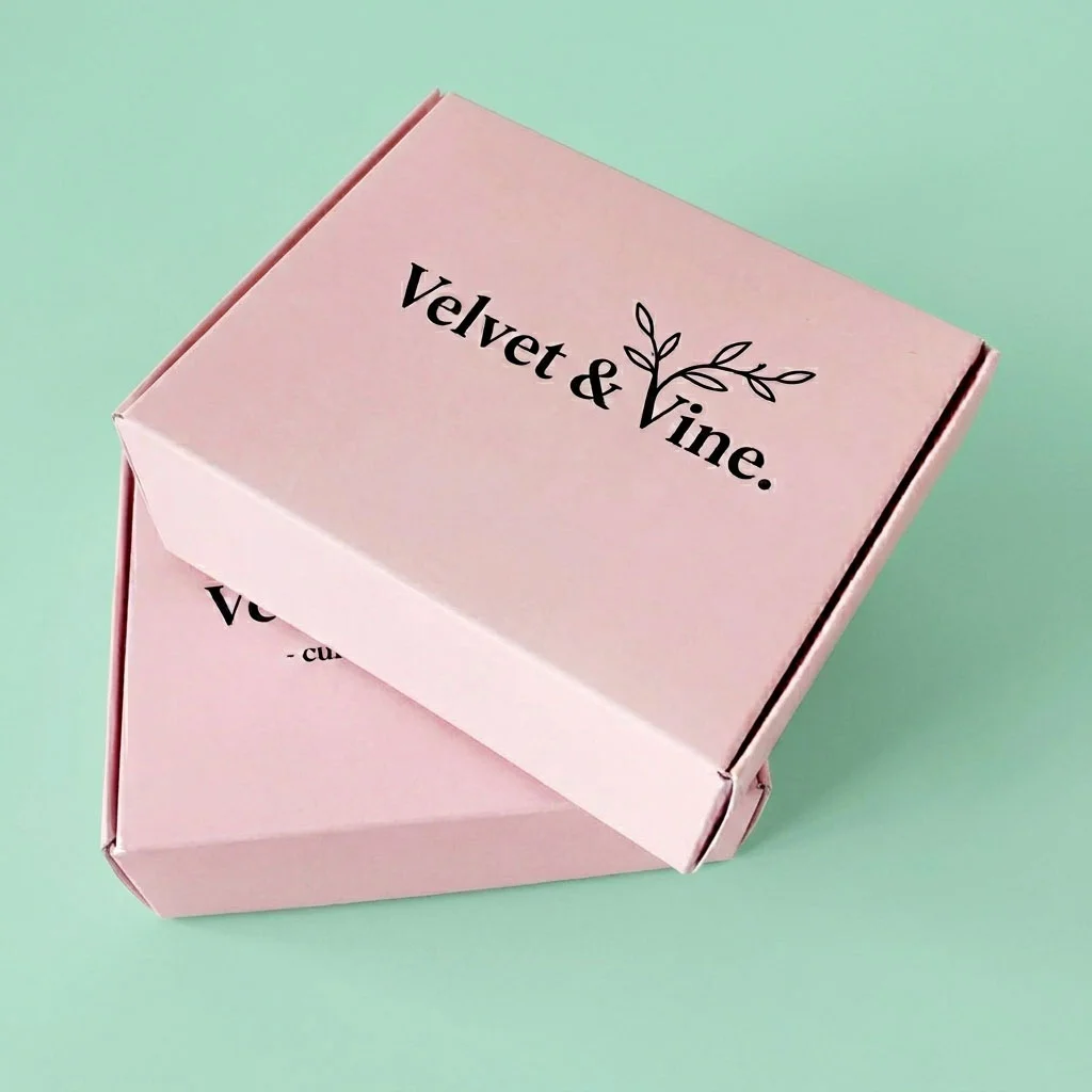 Pink Mailer Boxes
