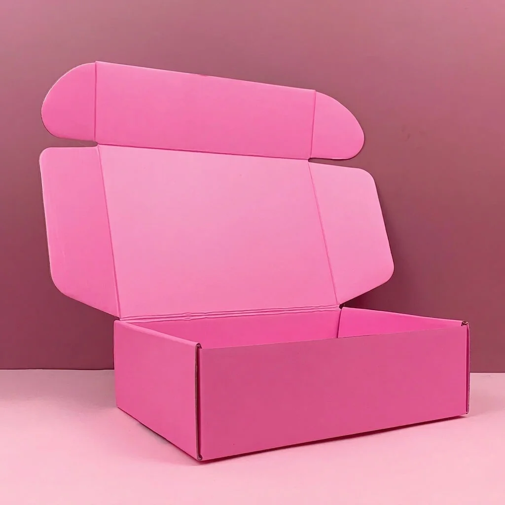 Pink Shipping Box