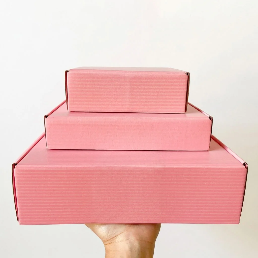 Pink Shipping Box