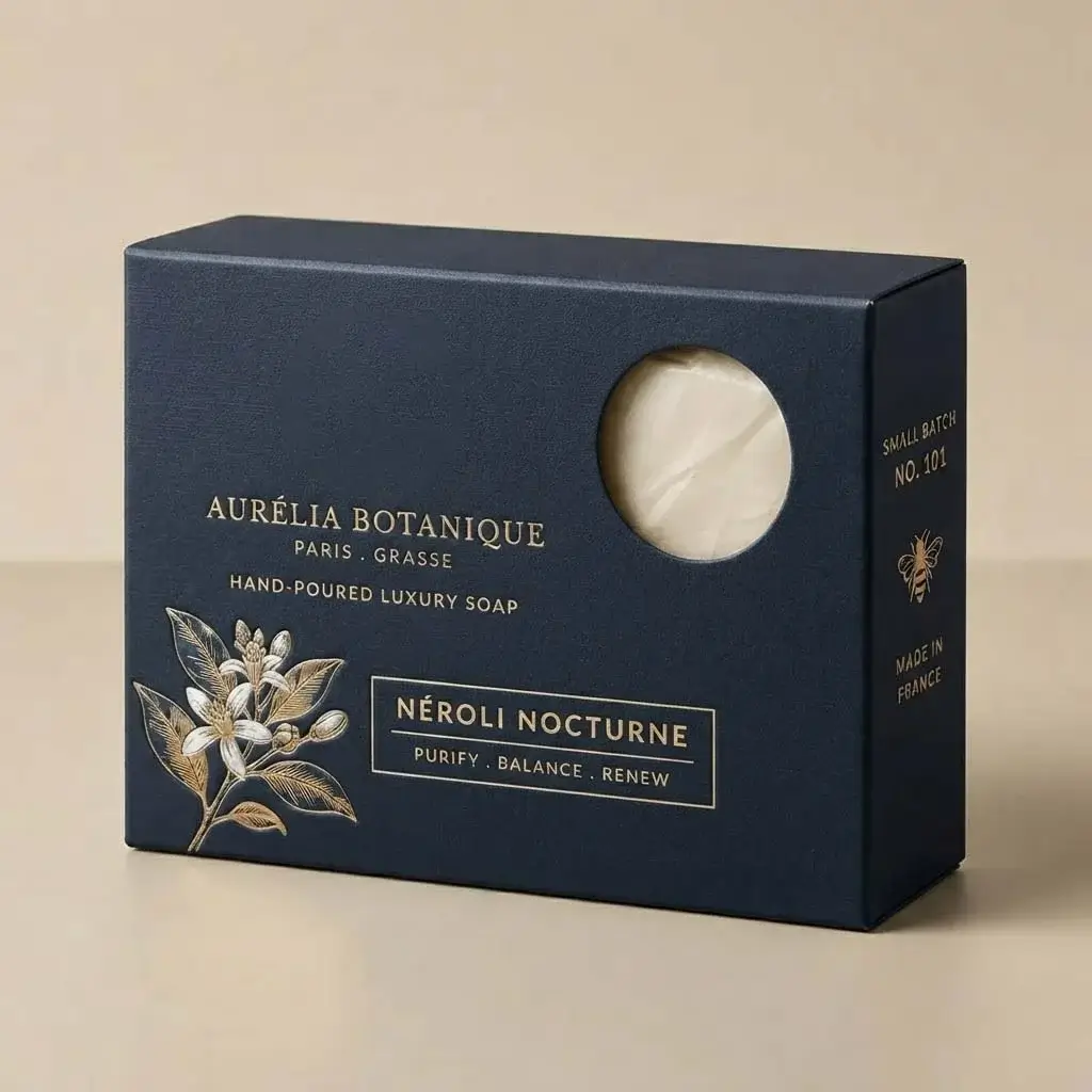Printed Kraft Soap Boxes