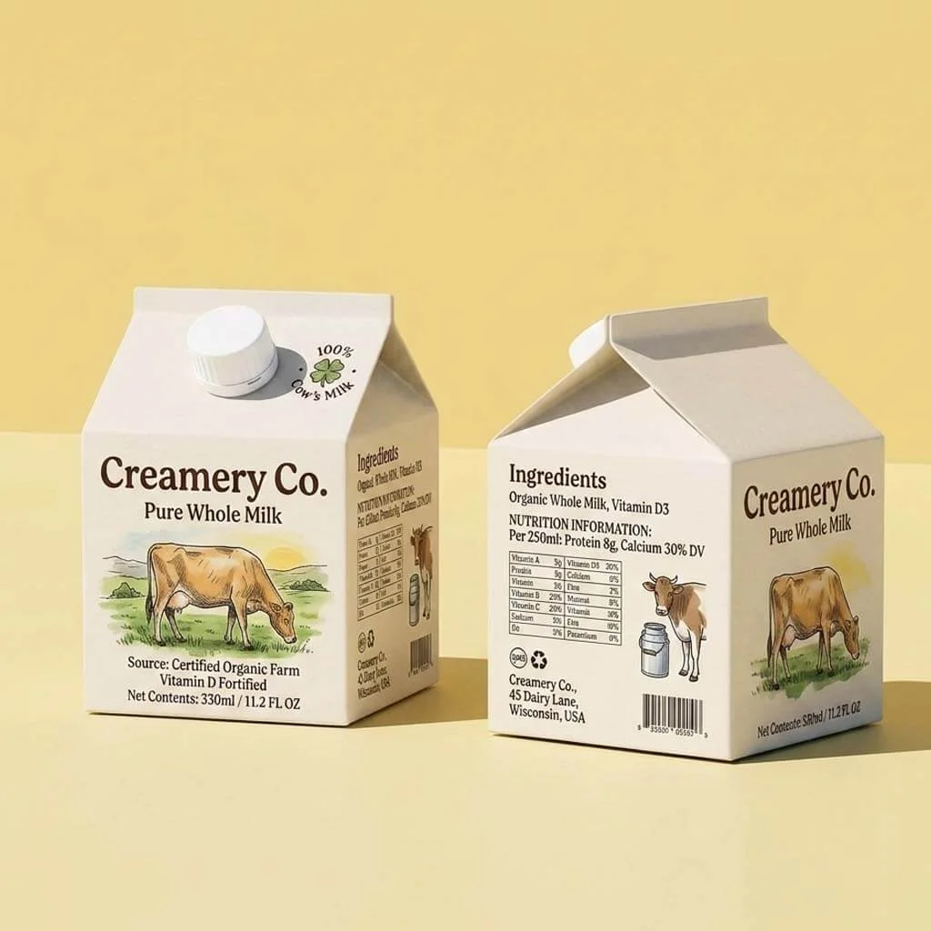 Small Milk Carton Boxes