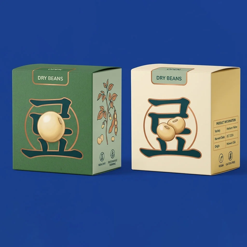Soy Beans Packaging Boxes