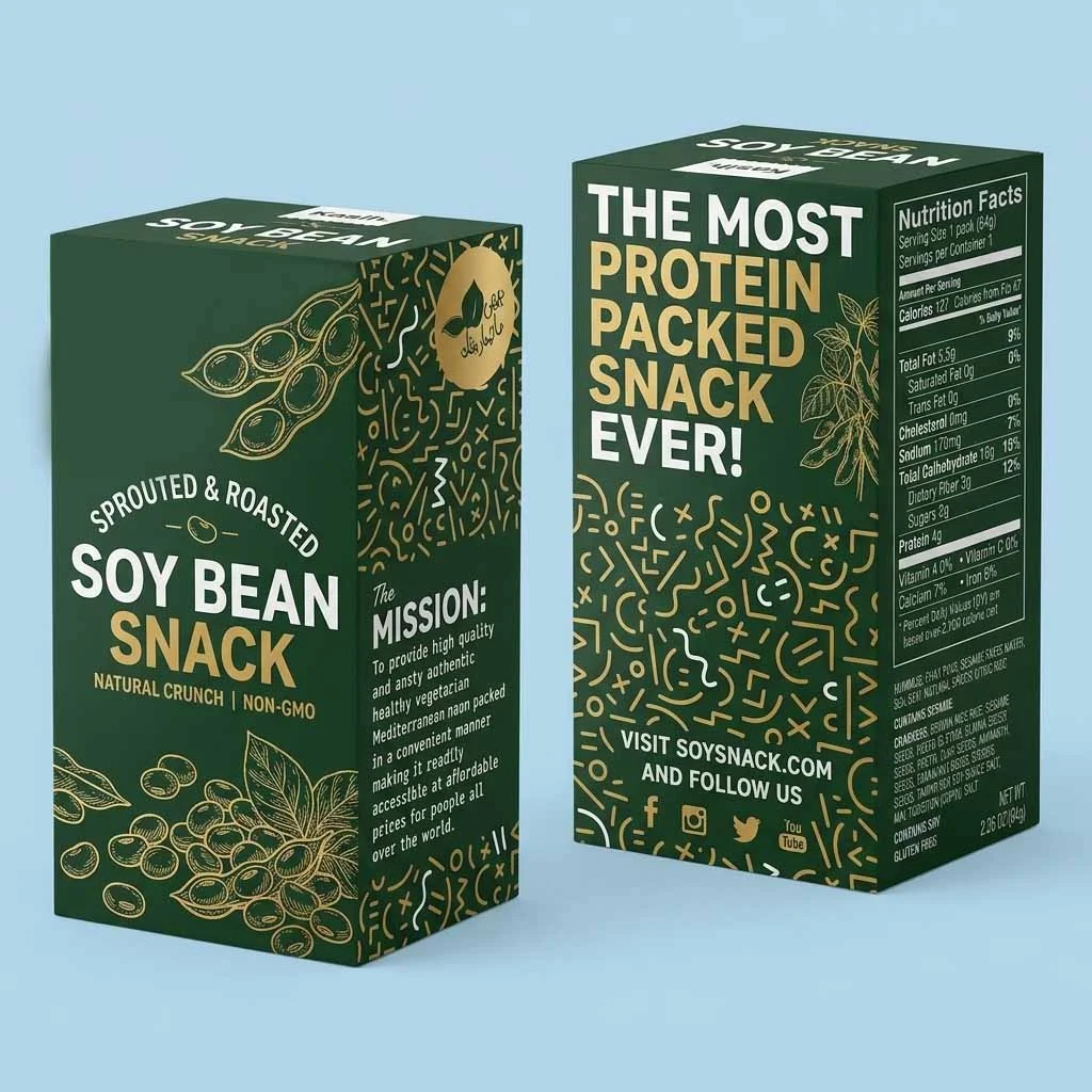 Soy Beans Packaging Boxes