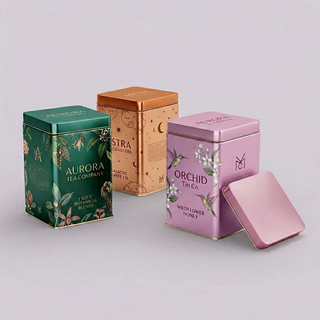 Tea Tin Canister