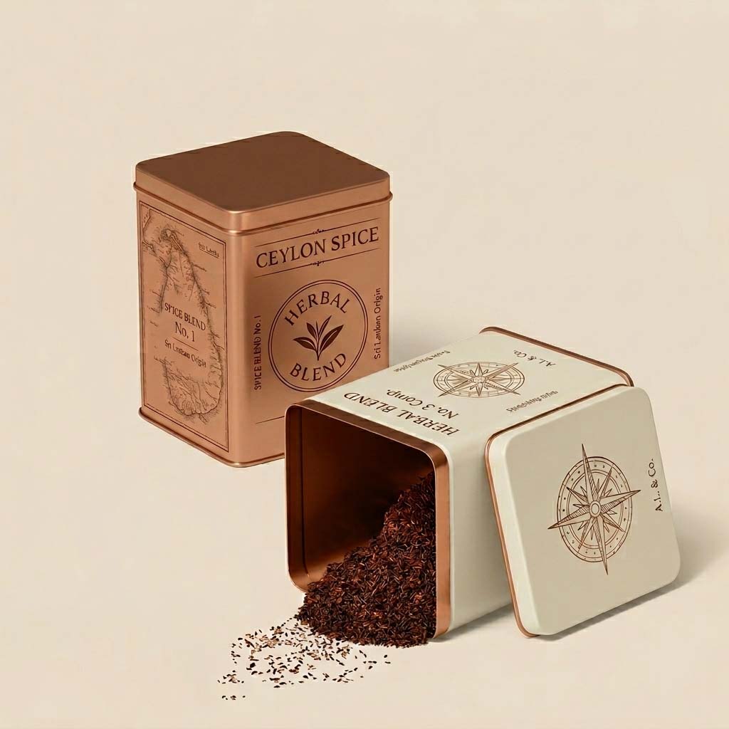 Tea Tin Canister