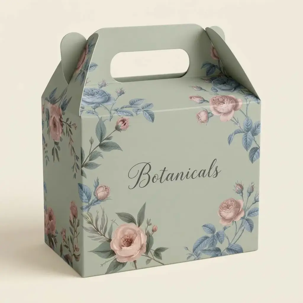 Vintage Botanicals Gable Boxes