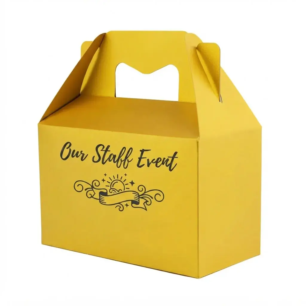 Yellow Gable Boxes